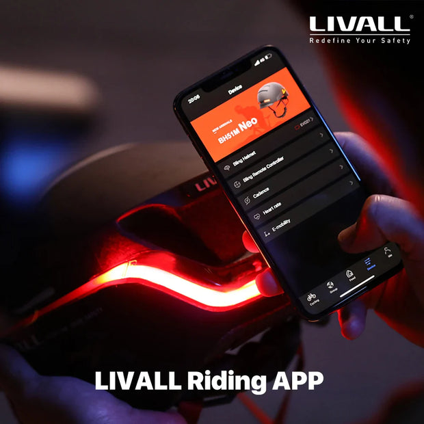 LIVALL EVO21 Smart MTB Bike Light Helmet With Auto SOS alert