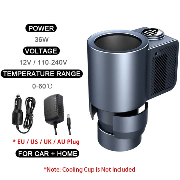 Smart 2 In 1 Car Heating Cooling Cup for Coffee & Drinks