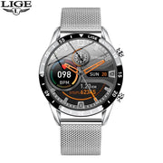 LIGE Smart Watch For Men Full Circle Touch Screen