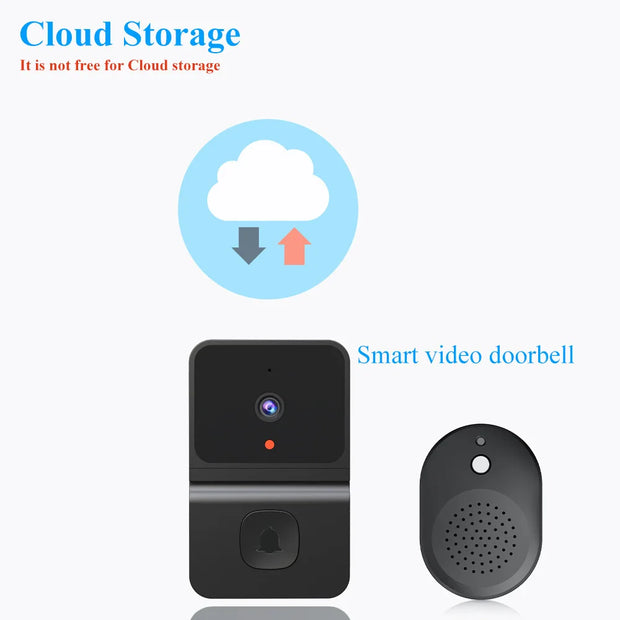 Wireless Doorbell WiFi Outdoor HD Security Camera