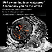 LIGE Smart Watch For Men Full Circle Touch Screen