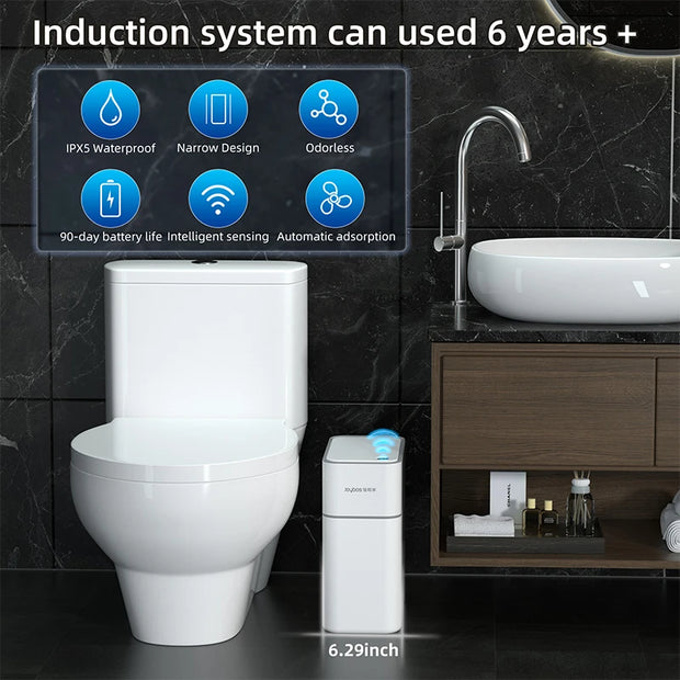 Smart 14L Bathroom Trash Can