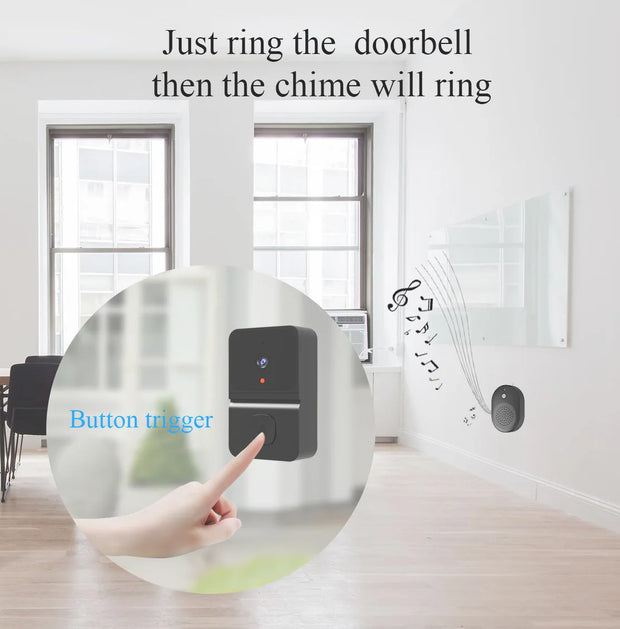 Wireless Doorbell WiFi Outdoor HD Security Camera