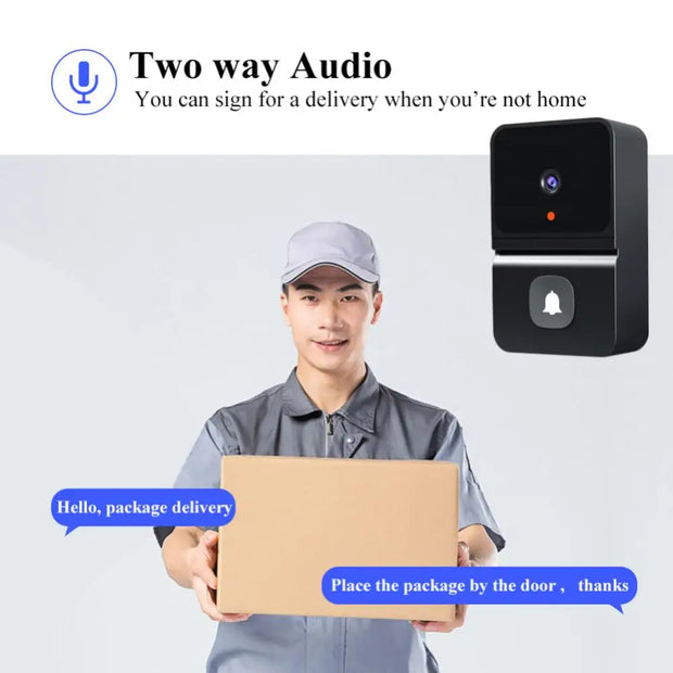 Wireless Doorbell WiFi Outdoor HD Security Camera